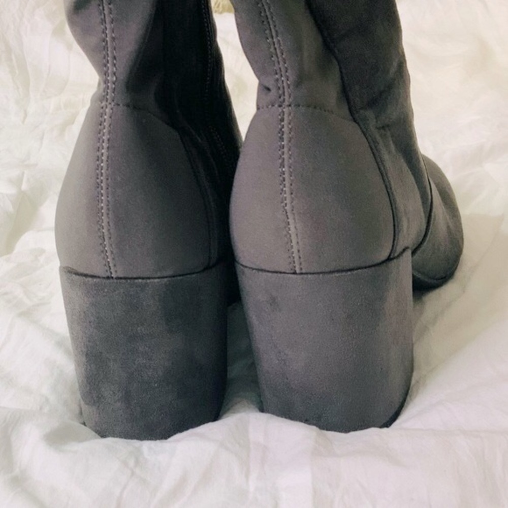 Marc Fisher Gray Over the Knee Boot - Picture 6 of 10